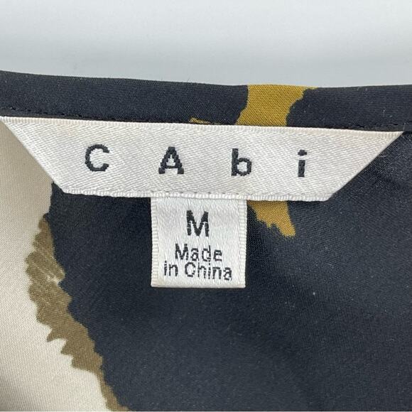 Cabi Ingenue Ruffle Cami Top Animal Print Spring Summer Flowy Size Medium #174 - Picture 7 of 10
